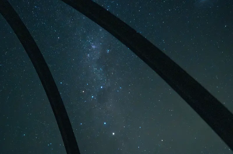 View of the night sky