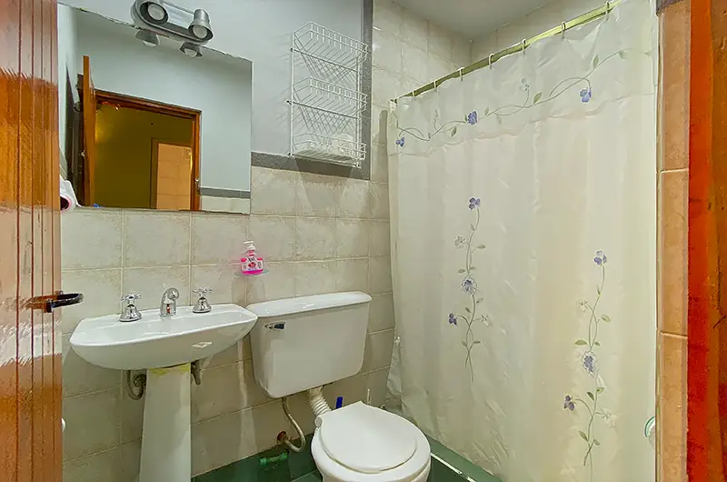 Private bathroom with shower