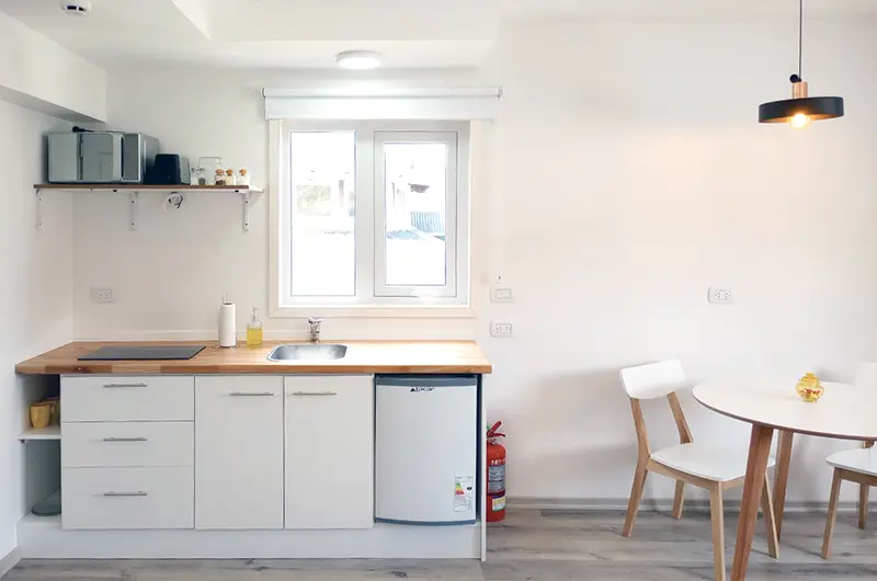 Kitchen of SOAPart in El Chaltén